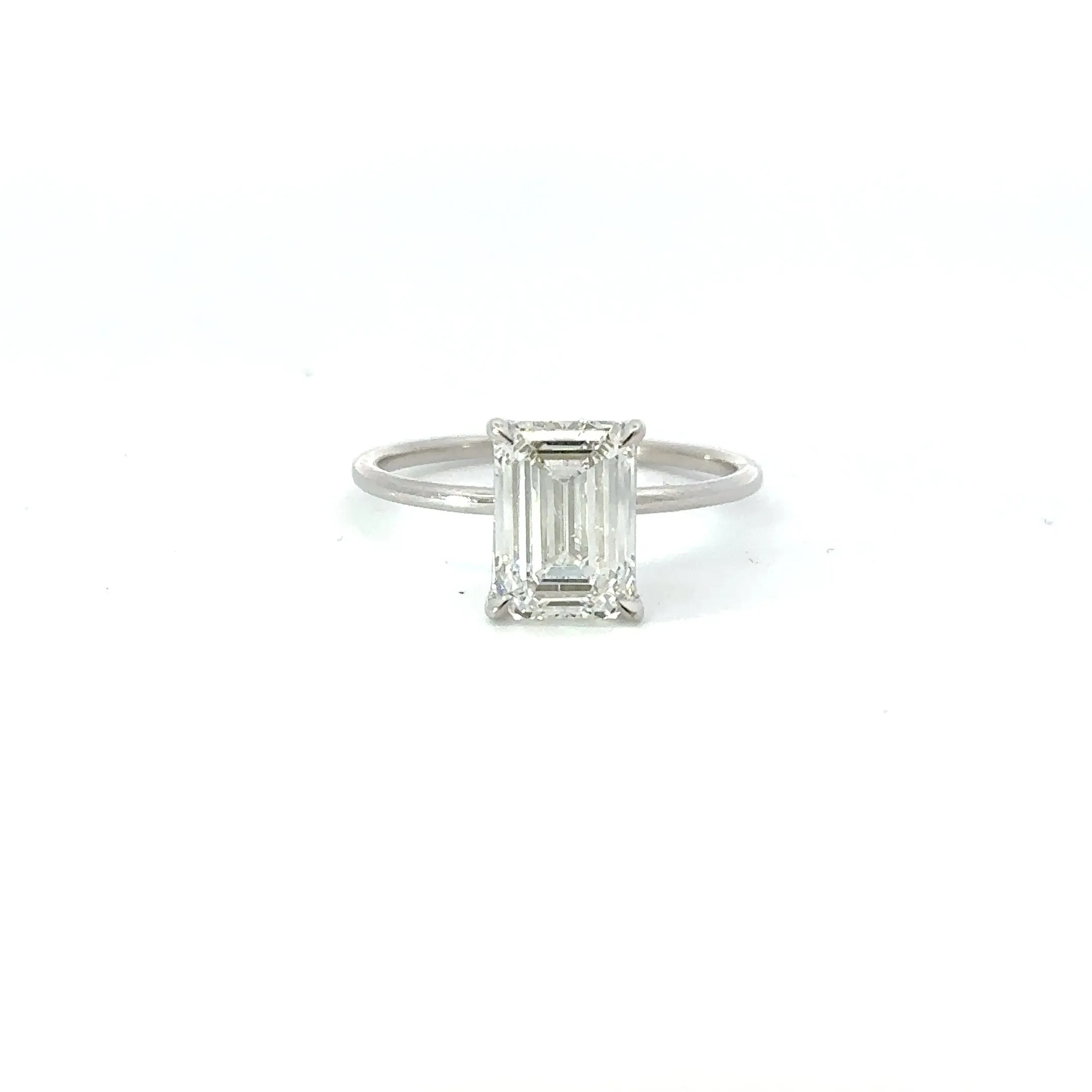 2.69 Carat Lab Grown Emerald Solitaire | Engagement Ring Wednesday