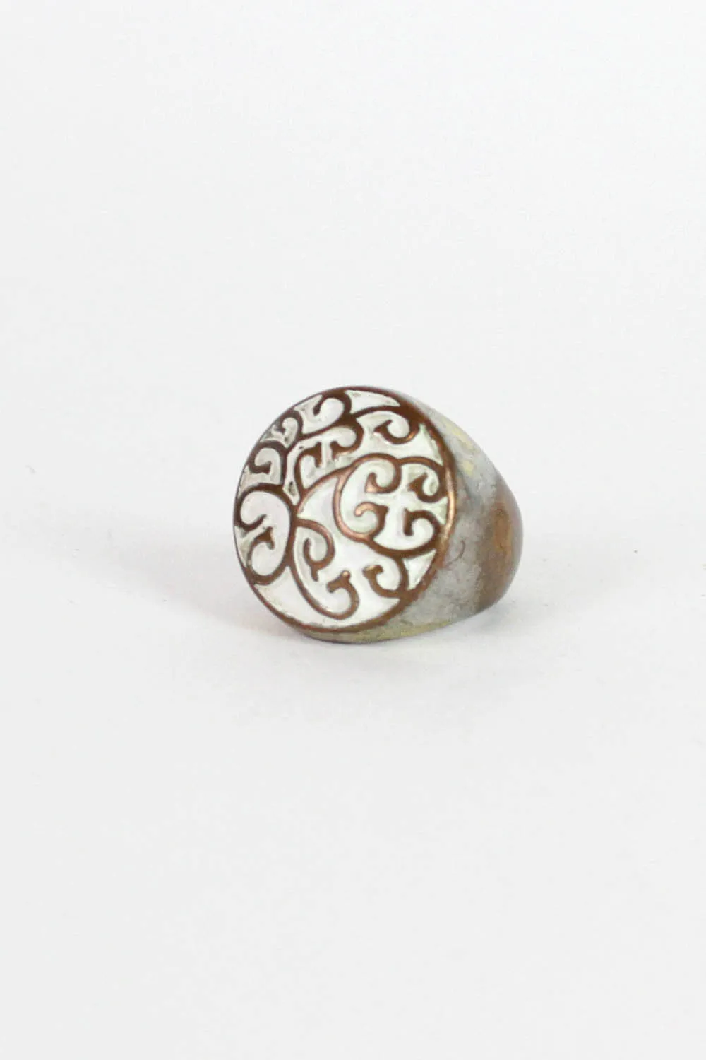 60s Filigree Cocktail Ring