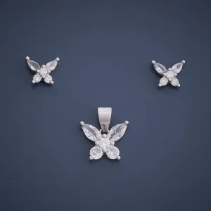 92.5 Silver Pendant Earring 164589