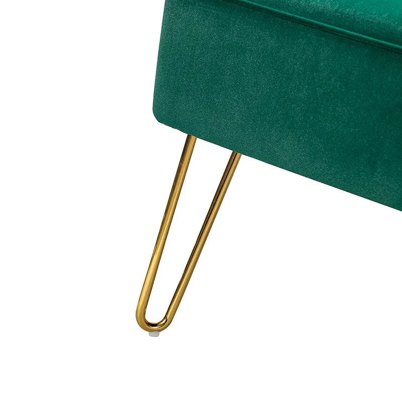 Ainhoa Velvet Loveseat with Hairpin Legs