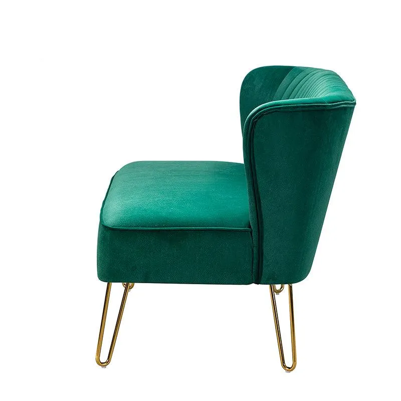 Ainhoa Velvet Loveseat with Hairpin Legs