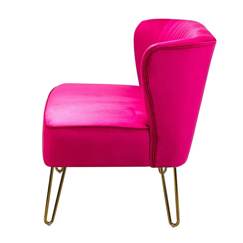 Ainhoa Velvet Loveseat with Hairpin Legs