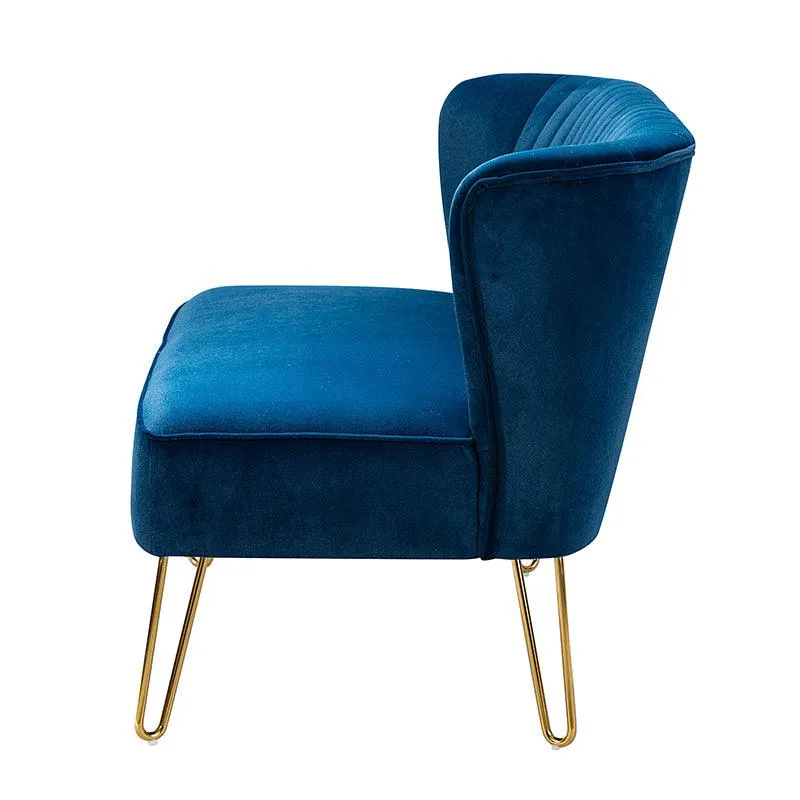 Ainhoa Velvet Loveseat with Hairpin Legs