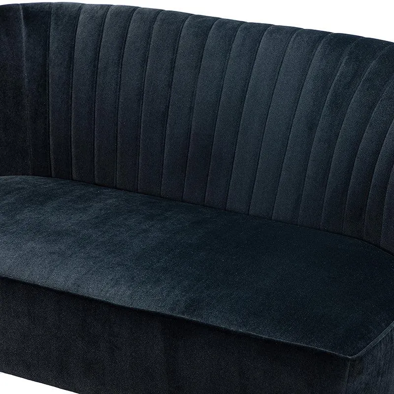 Ainhoa Velvet Loveseat with Hairpin Legs