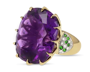 Amethyst Cocktail Ring, 51.49 Carats