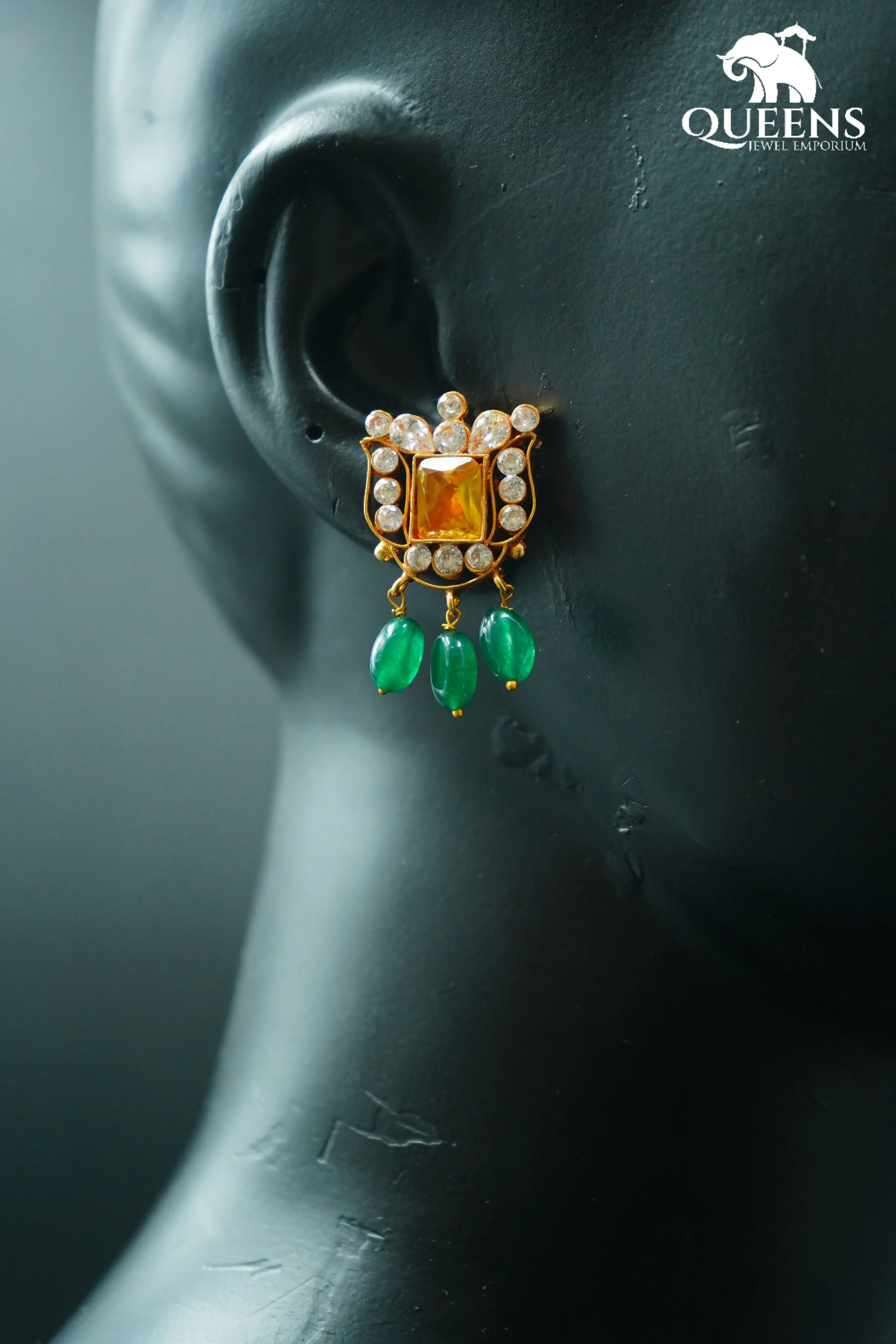 ANUKRITHI ZIRCON EARRINGS