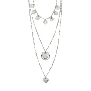 ARDEN 3-in-1  crystal necklace silver-plated