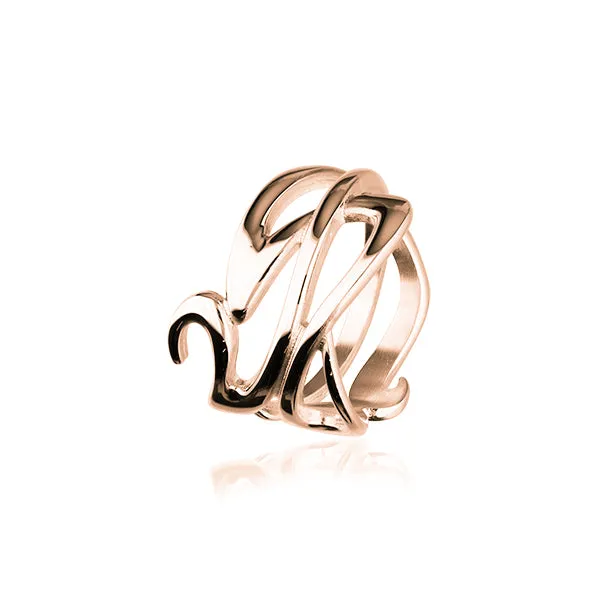 Art Nouveau Silver Ring R307