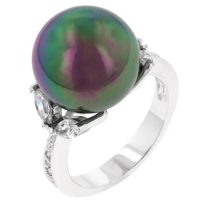 Bitki Tahitian Pearl Cocktail Ring