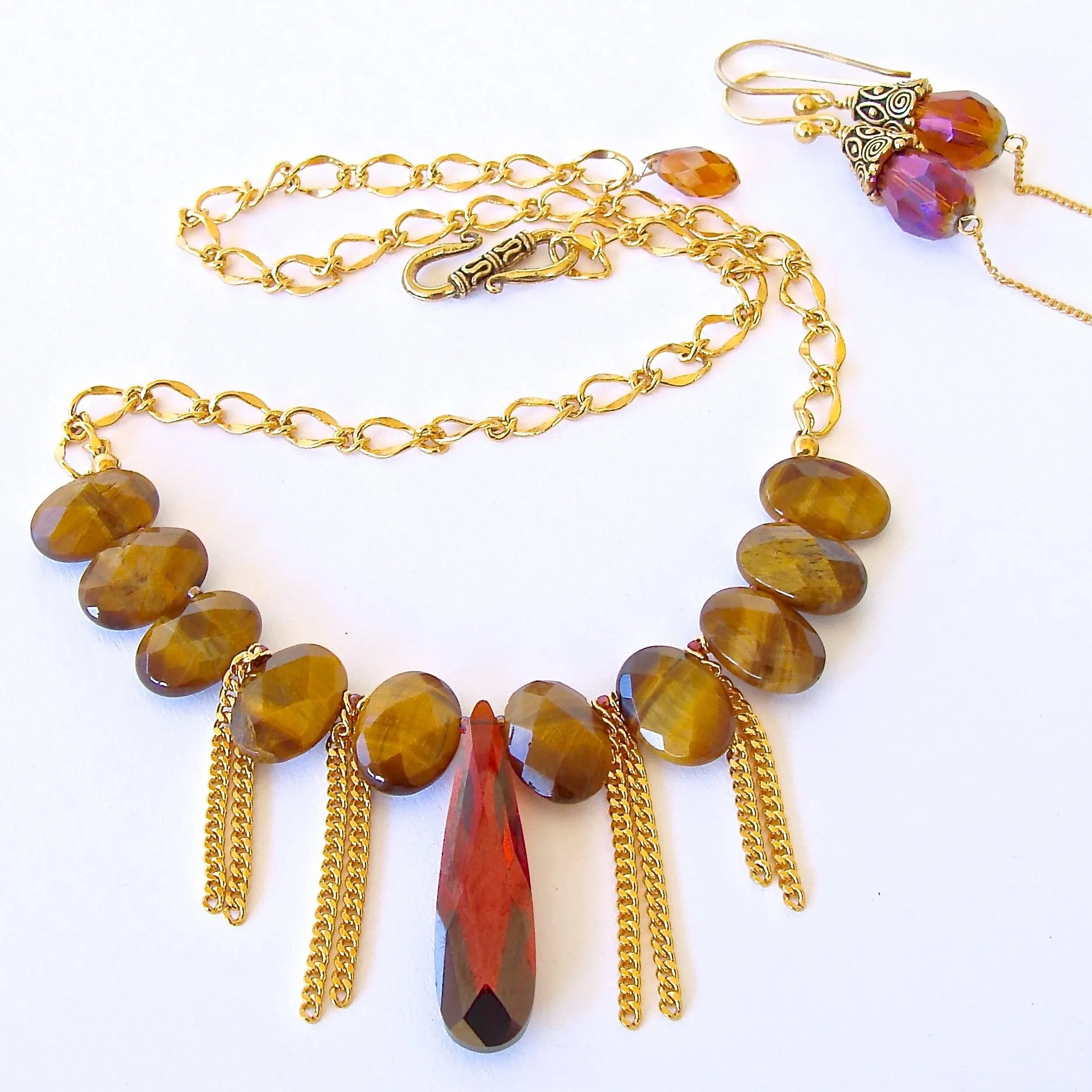 Cheyenne: Tigers Eye Boho Choker