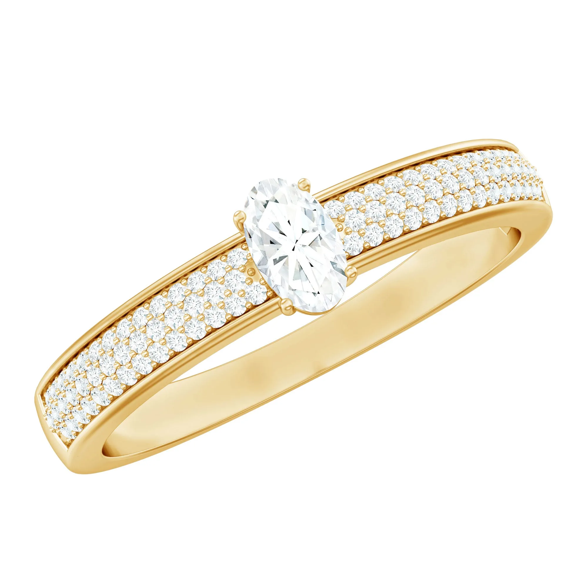 Classic Diamond Solitaire Engagement Ring