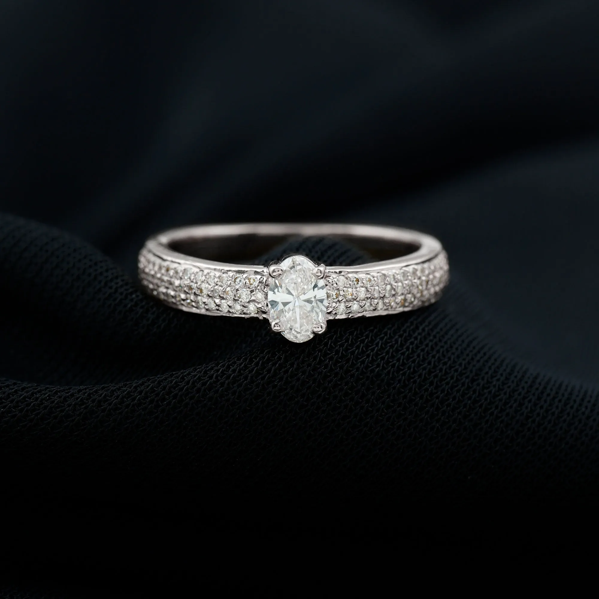 Classic Diamond Solitaire Engagement Ring