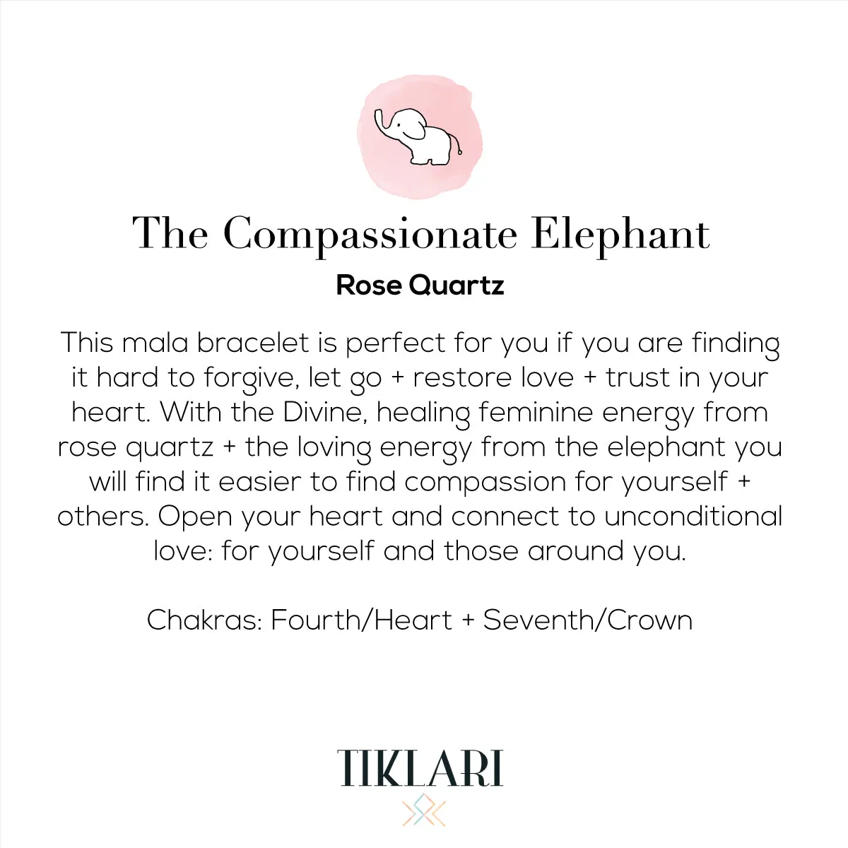 Compassionate Elephant Initial Bracelet