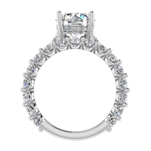 Diamond Engagement Ring and Semi Eternity Set