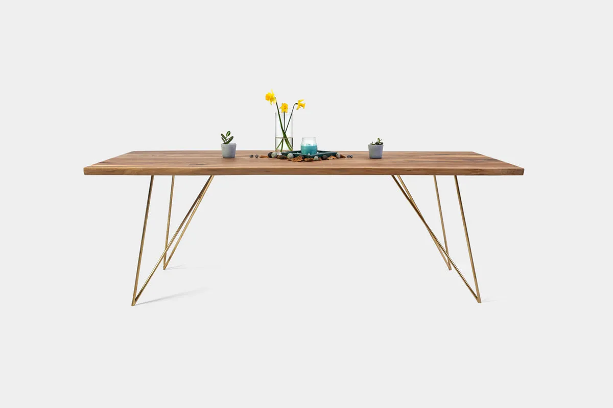 EMILIE S | Walnut Dining Bench