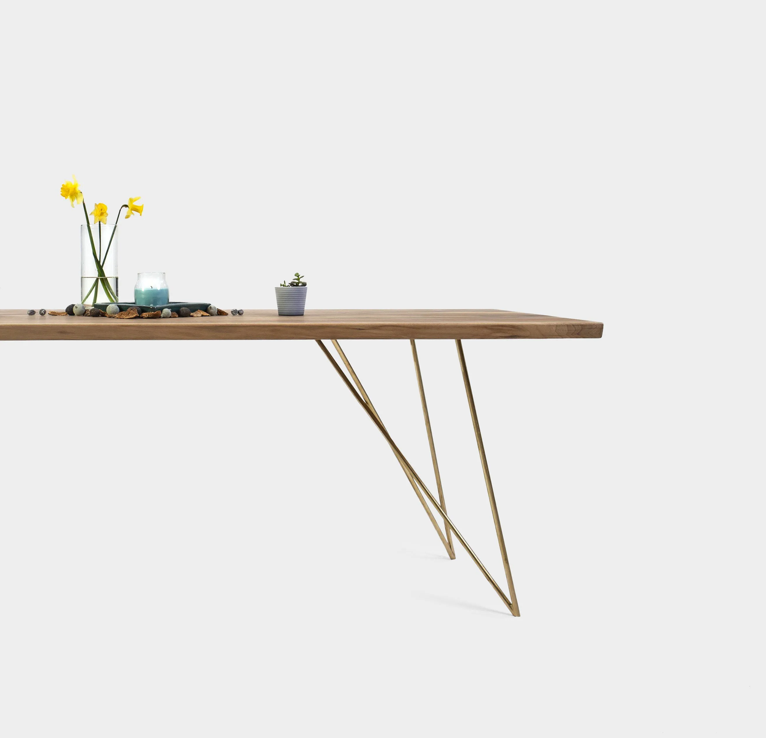 EMILIE S | Walnut Dining Bench