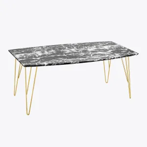 Fusion Coffee Table Black Marble