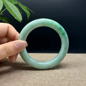 Genuine Burmese Green Jade Jadeite Bangle Bracelet ( 59mm )