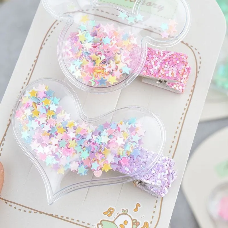 Glitter Confetti Clippies