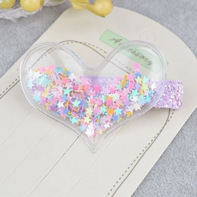 Glitter Confetti Clippies