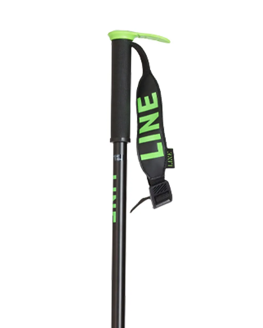 Hairpin Ski Poles - Black Green