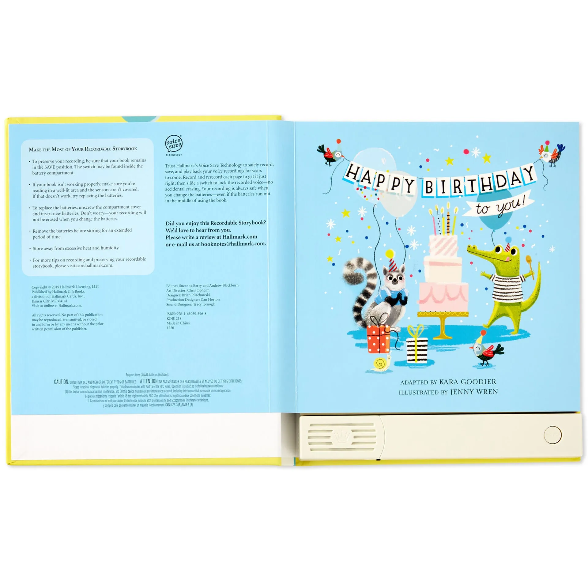 Happy Birthday to you! Recordable Storybook