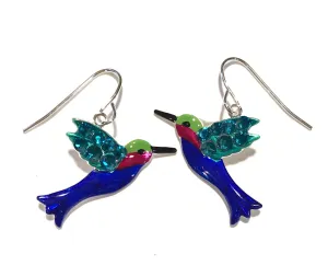 Hummingbird Earrings - Hummingbird Jewelry - Nature Jewelry