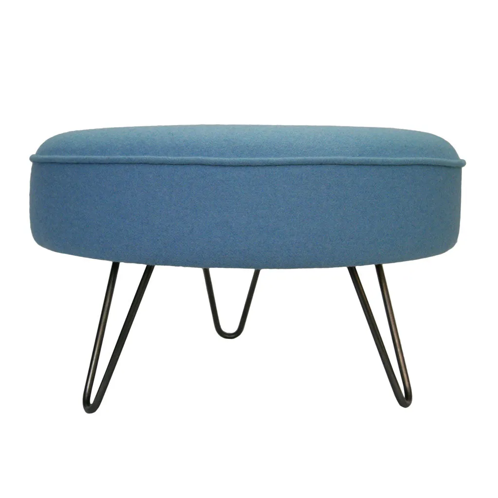 Large Hairpin Leg Footstool - 4 Colours