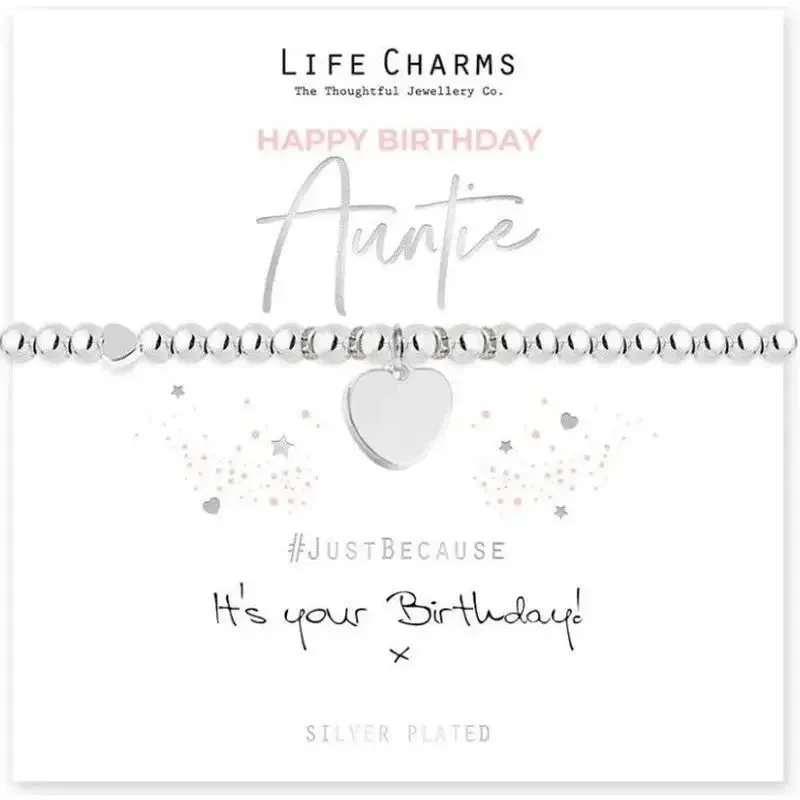 Life Charms Bracelets For Birthdays - Assorted Designs