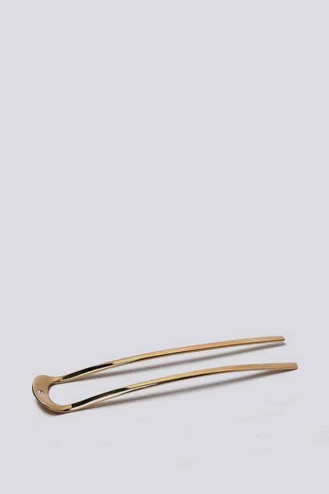 Matte Gold Hairpin 14