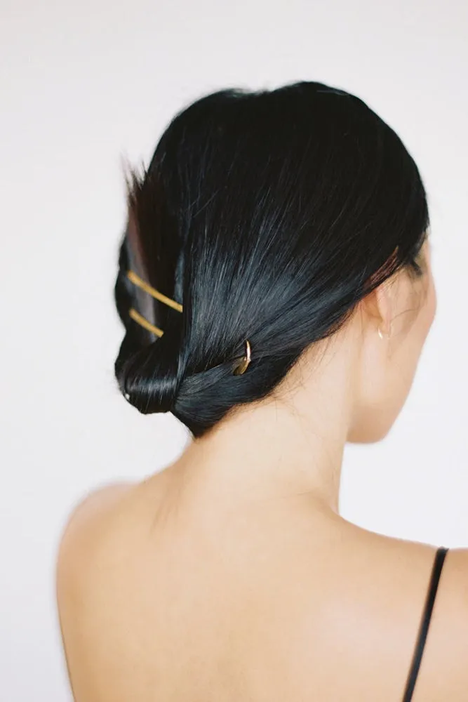 Matte Gold Hairpin 14