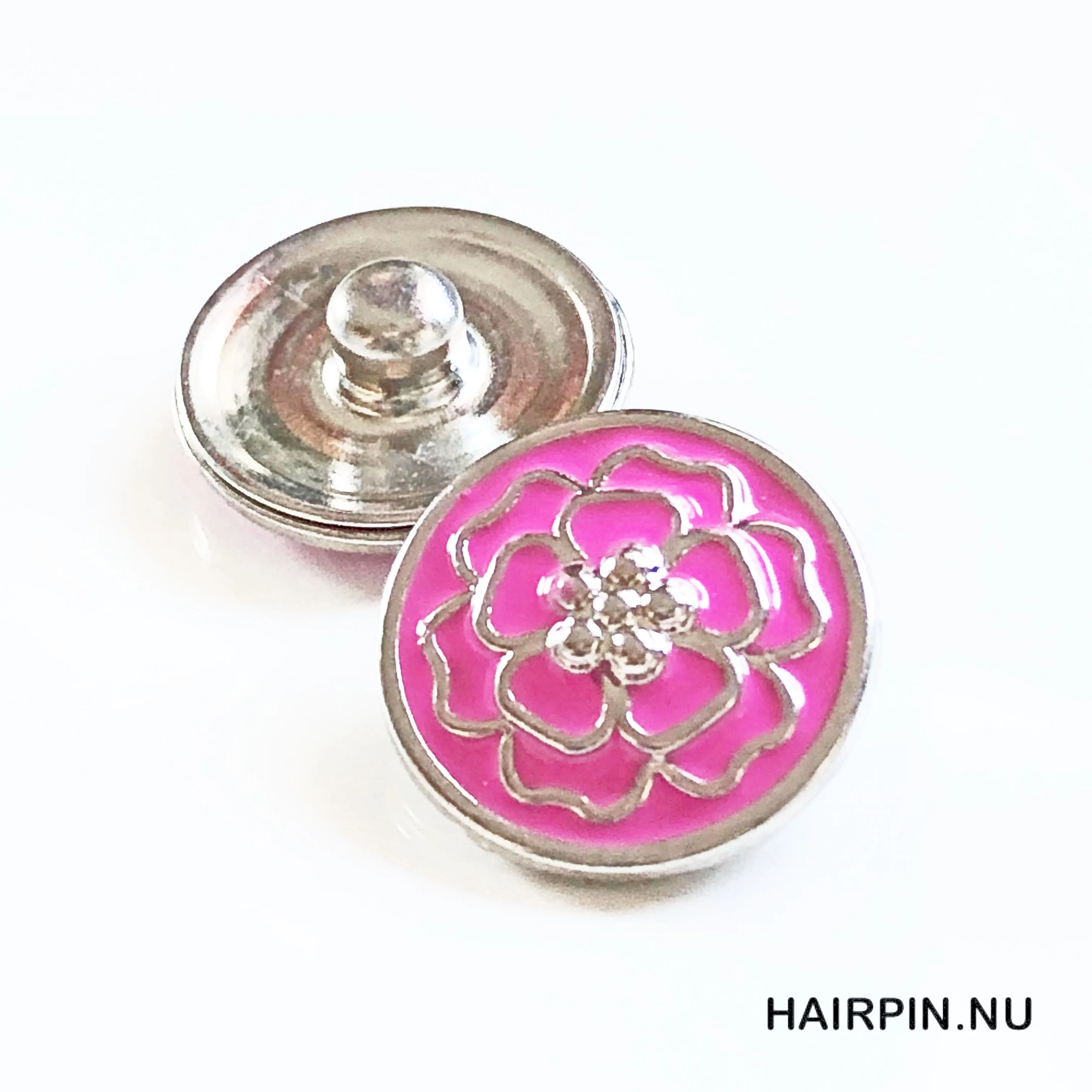 Metal Hairpin click / chunk button 066