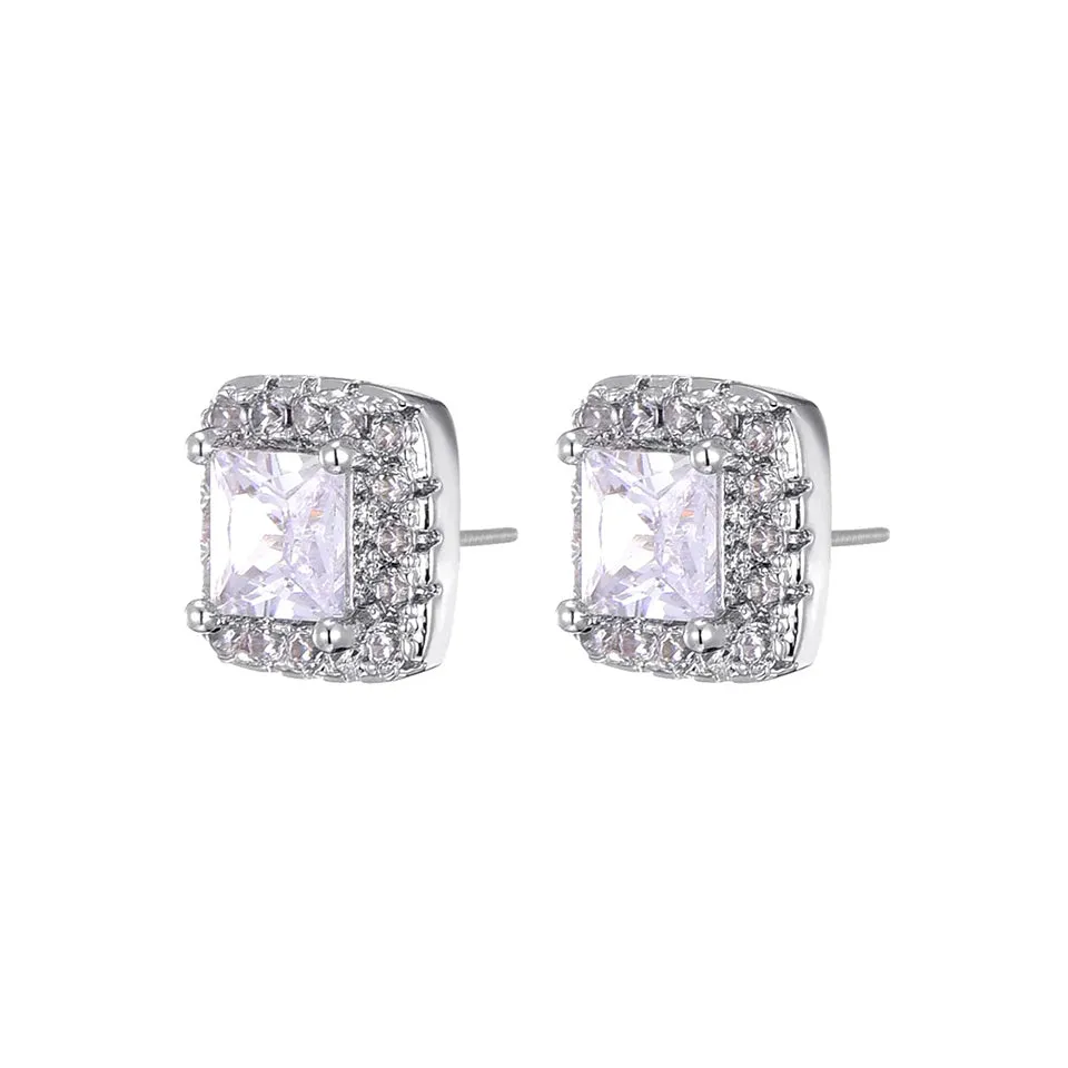 Micro Clustered Diamond Earrings