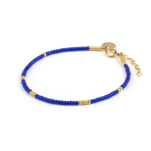 Morocco Blue Beaded Bracelet