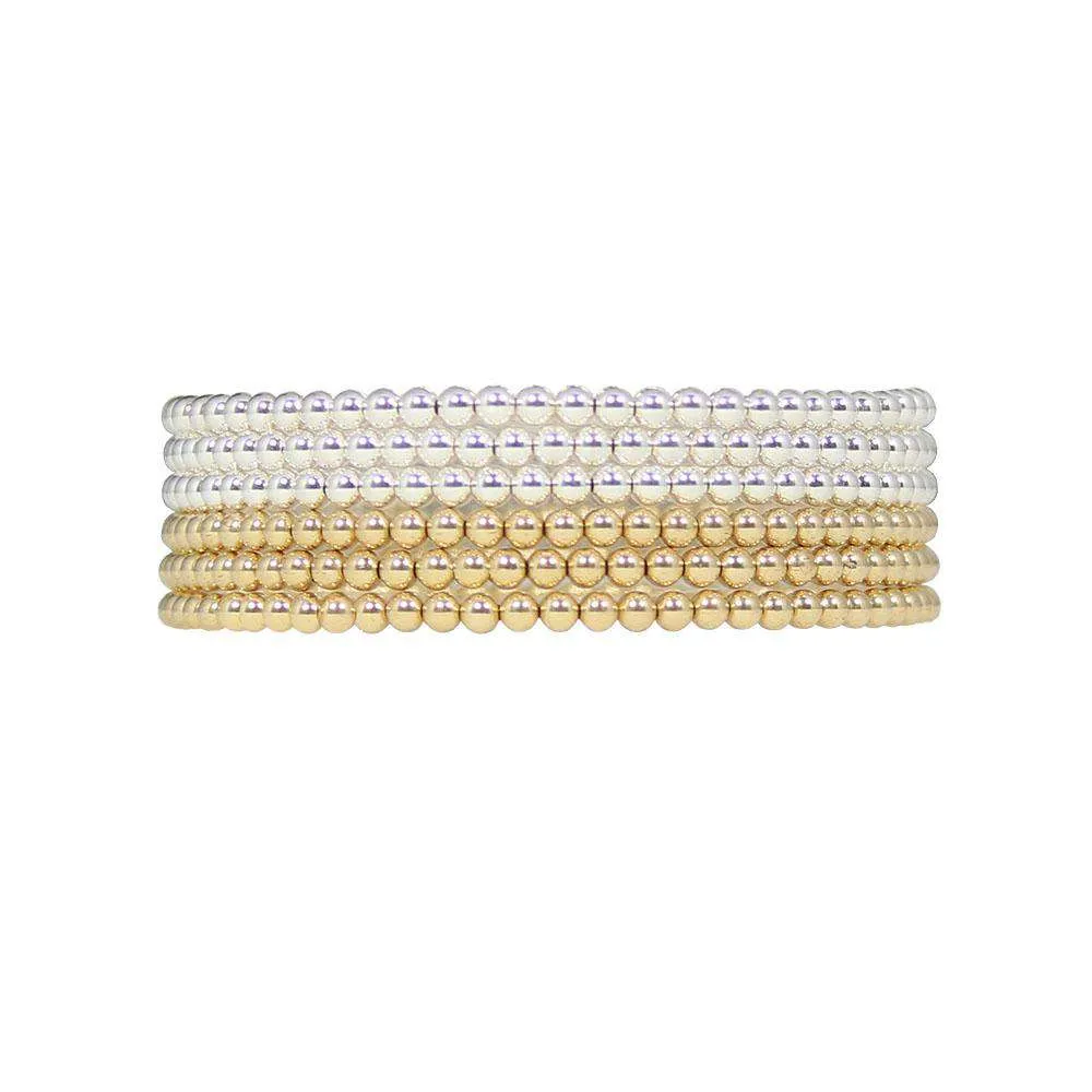 Ready, Set, Stack | Gold   Silver Bracelet Set