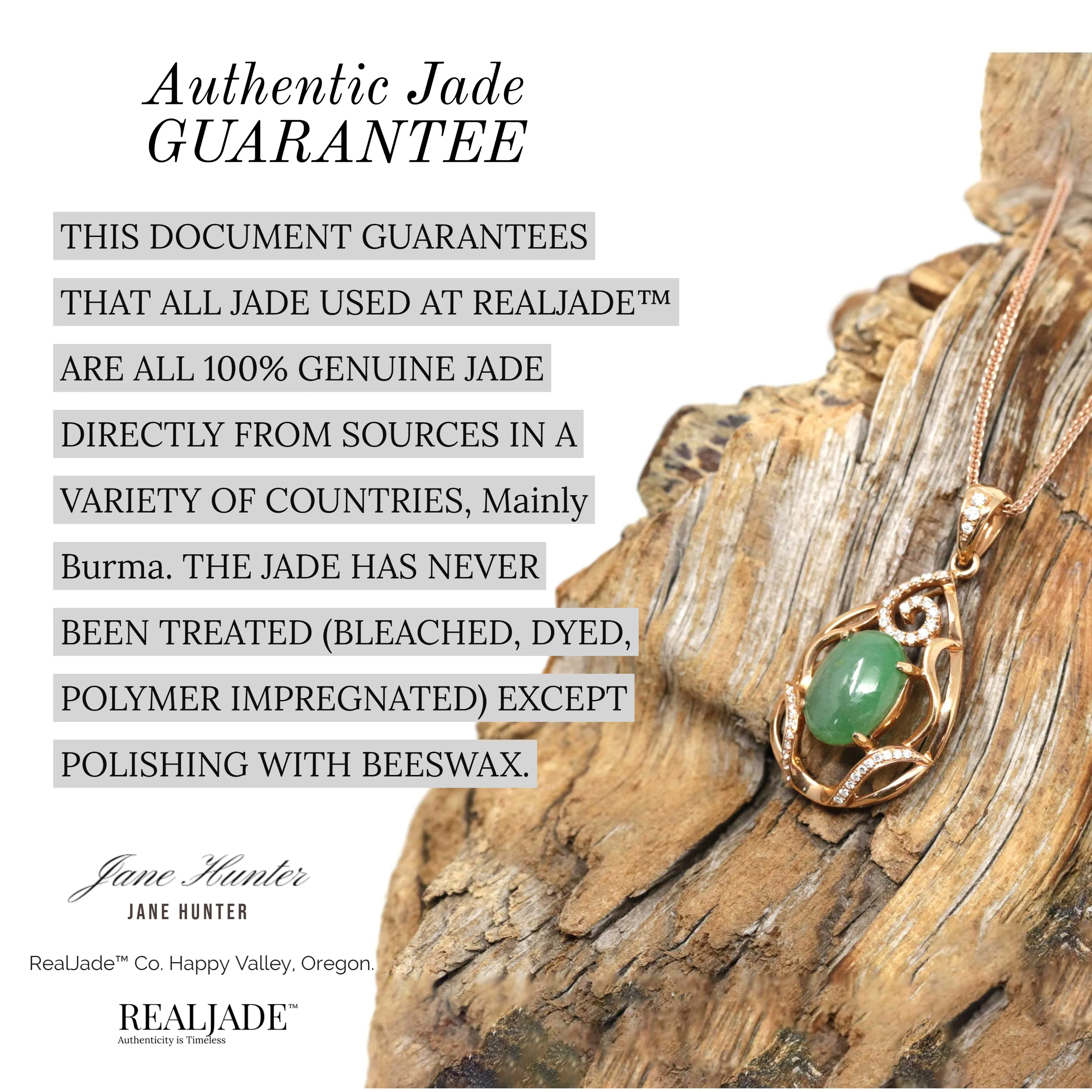 RealJade® Classic Bangle 18k Yellow Gold & Genuine Burmese Ice Jadeite Jade Bangle Bracelet (high quality ice jade) 55mm #66