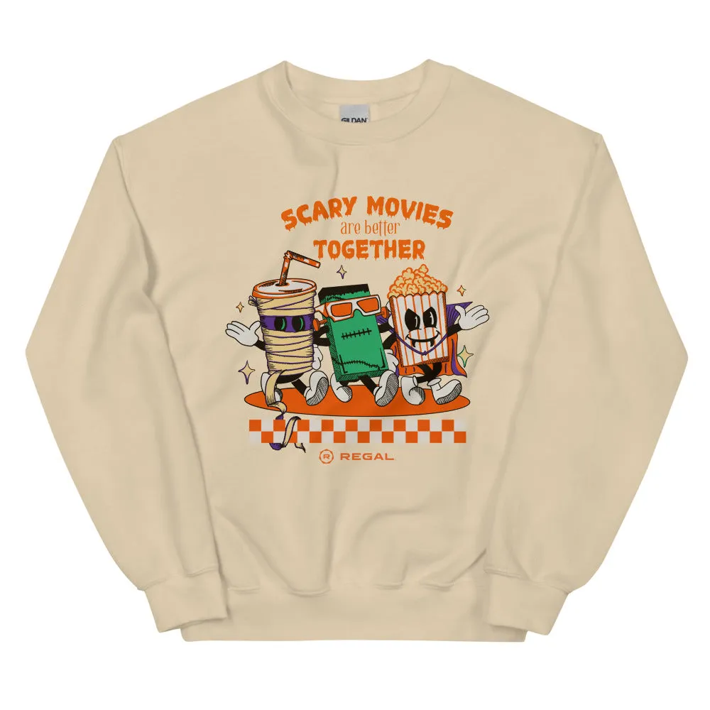 Regal Cinemas Scary Movies Crewneck Sweatshirt