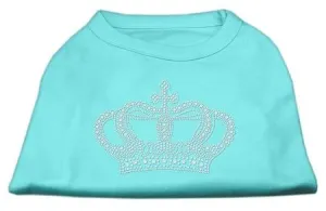 Rhinestone Crown Shirts Aqua XS (8)