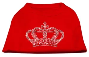 Rhinestone Crown Shirts Red XS (8)