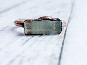 SALE Aquamarine Ring | Raw Aquamarine Jewelry