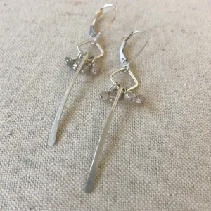 Silver Sliver Earrings