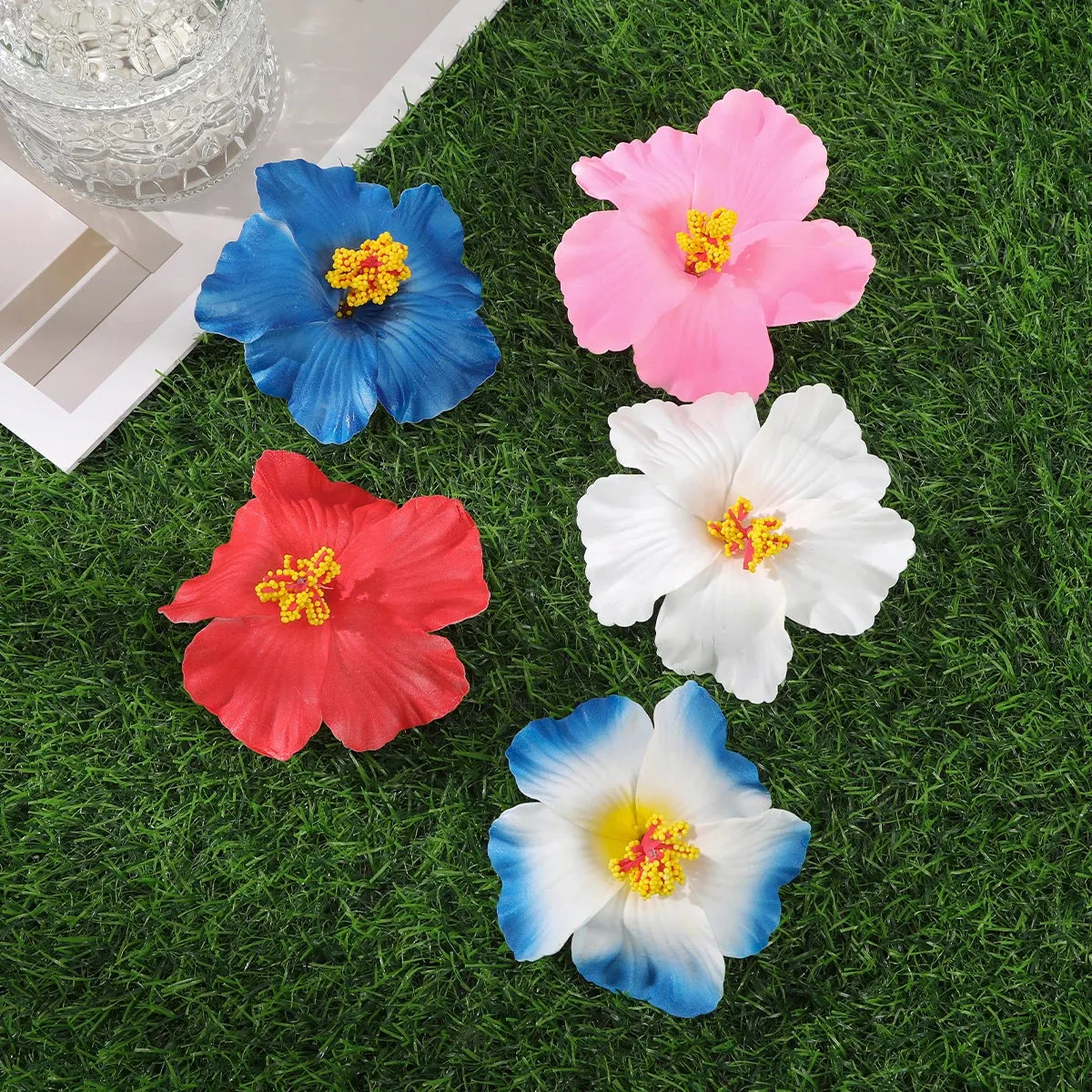 TAVIMART  -  Sweet Small Hairpin Barrettes Hair Accessories Cute Summer Gradient Flower Girls Hair Clip Wedding Bridal Bohemian For Women