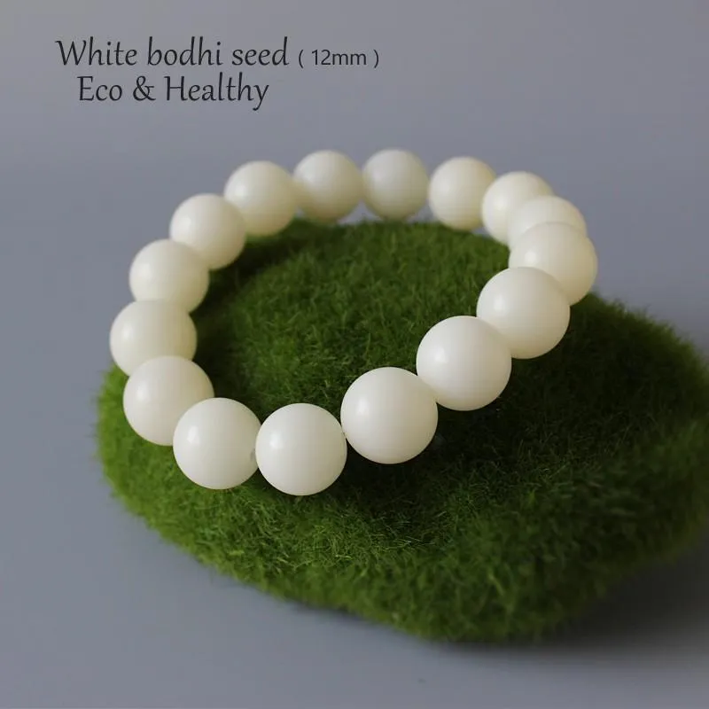 Tibetan Ivory White Rosary Beads Healing Bracelet