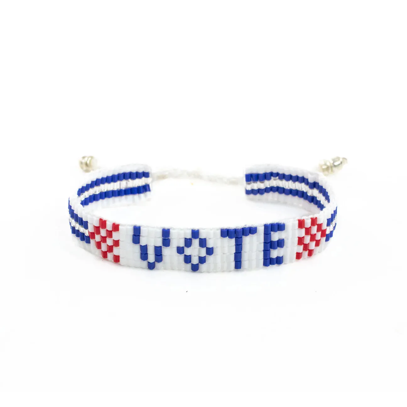 Vote Beaded Bracelet