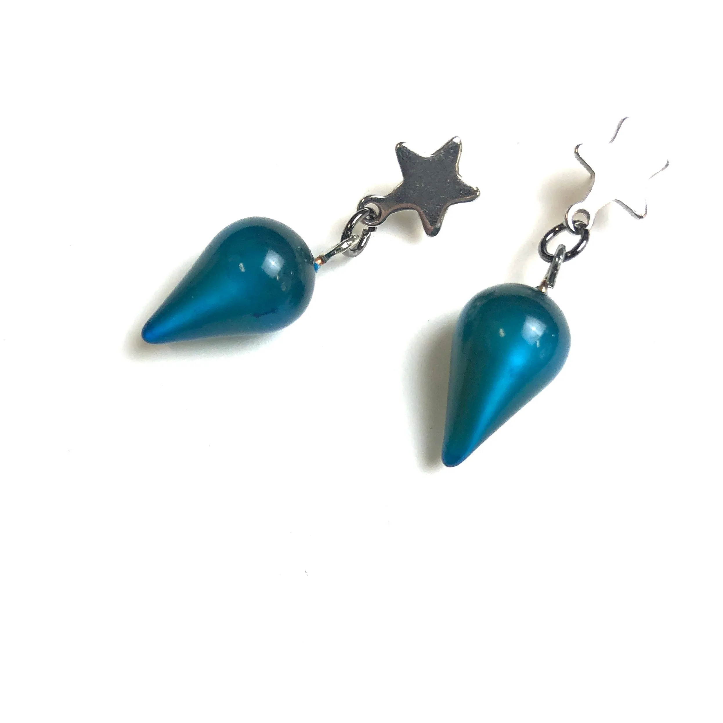 Zircon Moonglow StarSpike Earrings